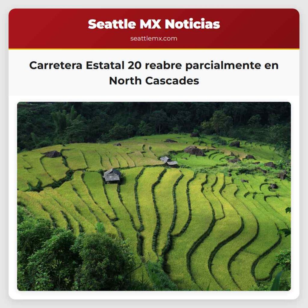 Carretera Estatal 20 reabre parcialmente en North