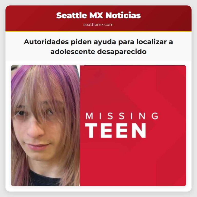 Autoridades piden ayuda para localizar a adolescente desaparecido