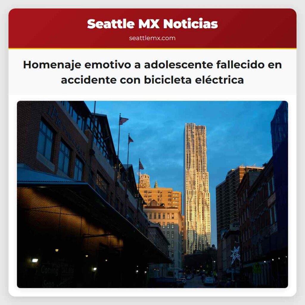 Homenaje emotivo a adolescente fallecido en
