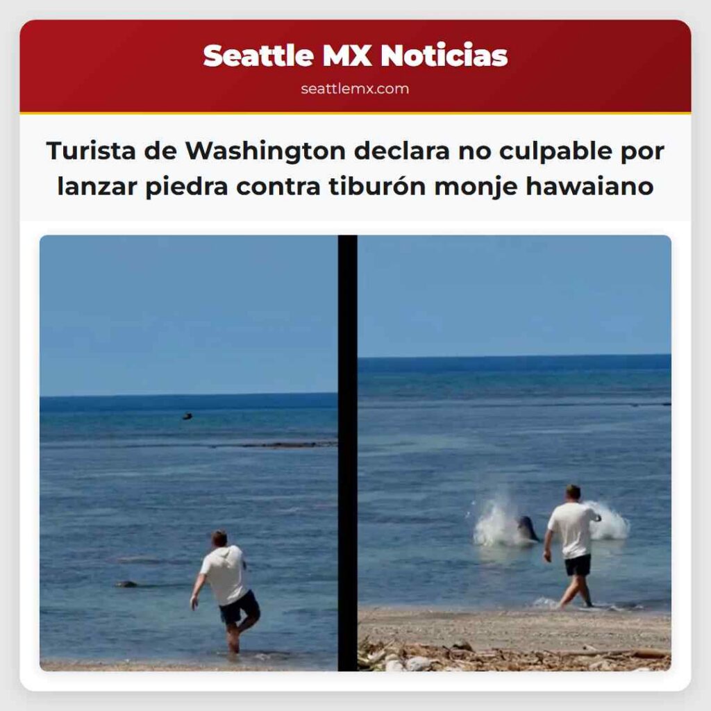 Turista de Washington declara no culpable por