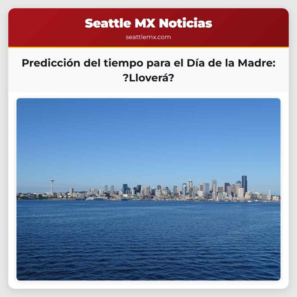 Predicción del tiempo para el Día de la Madre: