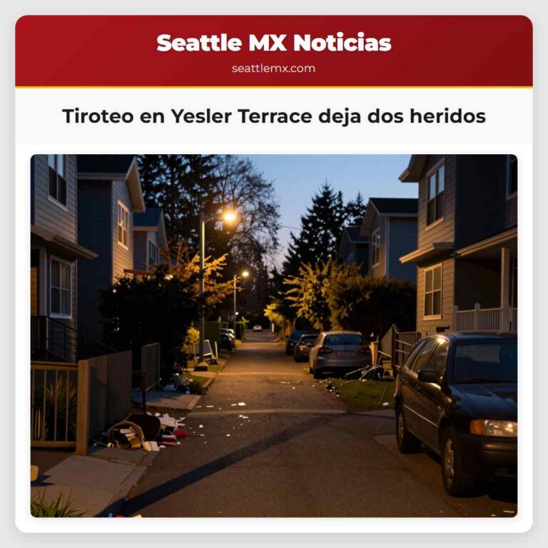 Tiroteo en Yesler Terrace deja dos heridos