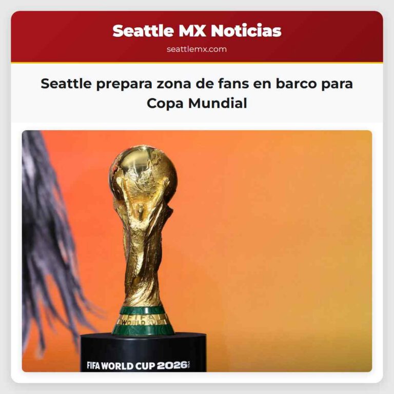 Seattle prepara zona de fans en barco para Copa Mundial
