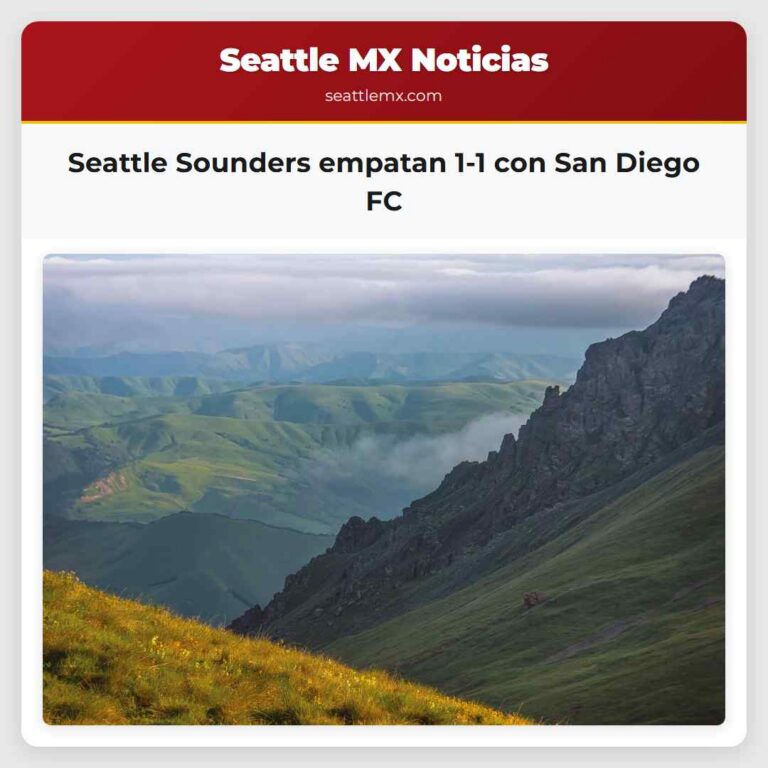 Seattle Sounders empatan 1-1 con San Diego FC