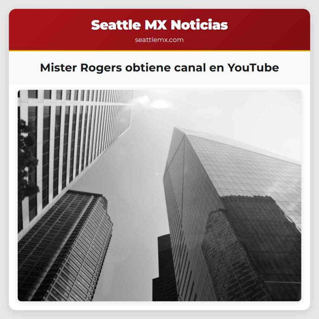 Mister Rogers obtiene canal en YouTube