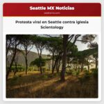 Protesta viral en Seattle contra iglesia Scientology