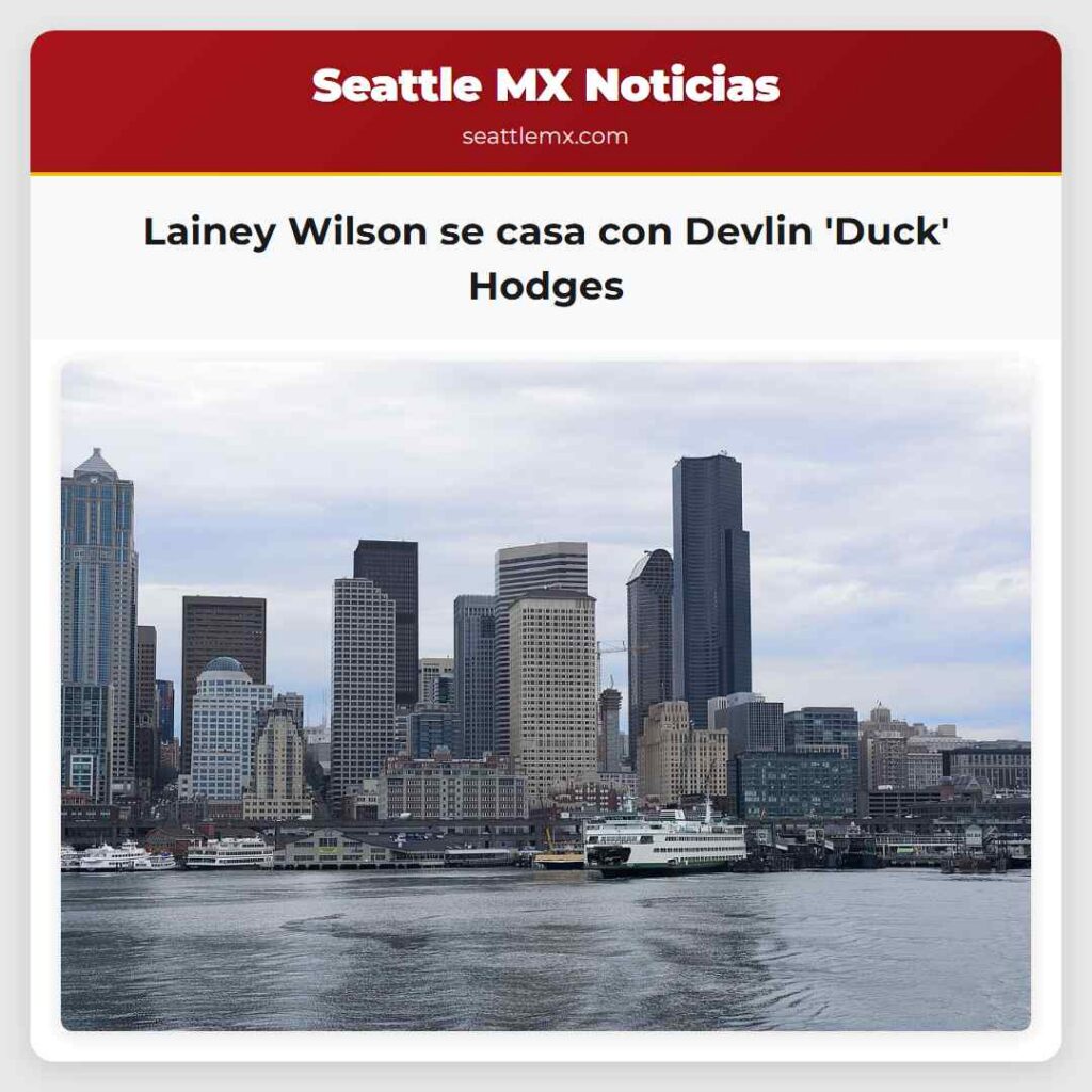 Lainey Wilson se casa con Devlin 'Duck' Hodges