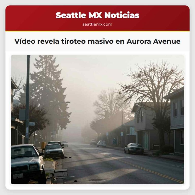 Vídeo revela tiroteo masivo en Aurora Avenue