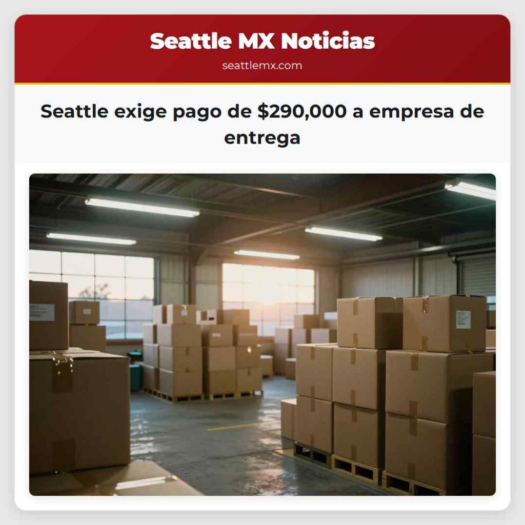 Seattle exige pago de $290,000 a empresa de