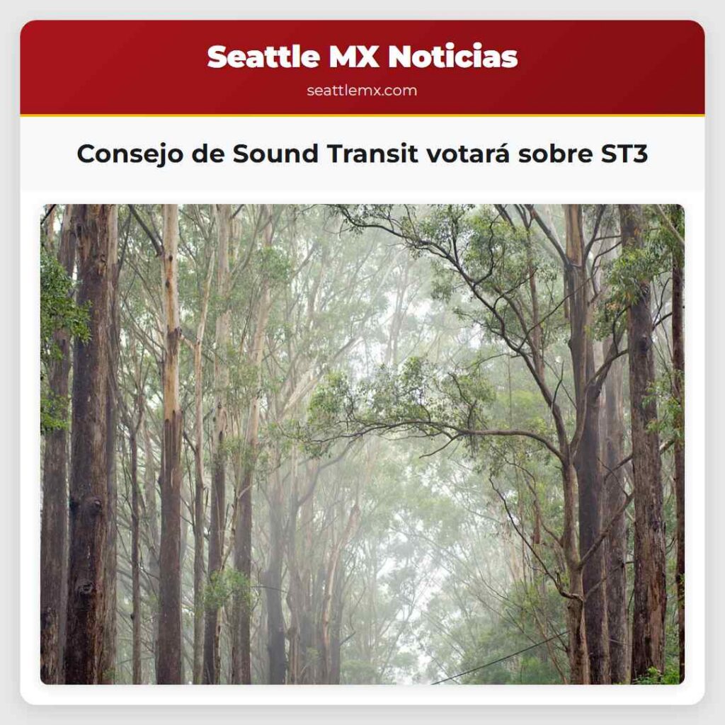 Consejo de Sound Transit votará sobre ST3