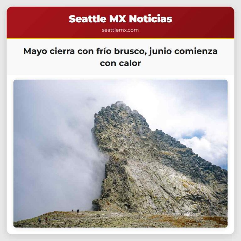 Mayo cierra con frío brusco junio comienza con calor
