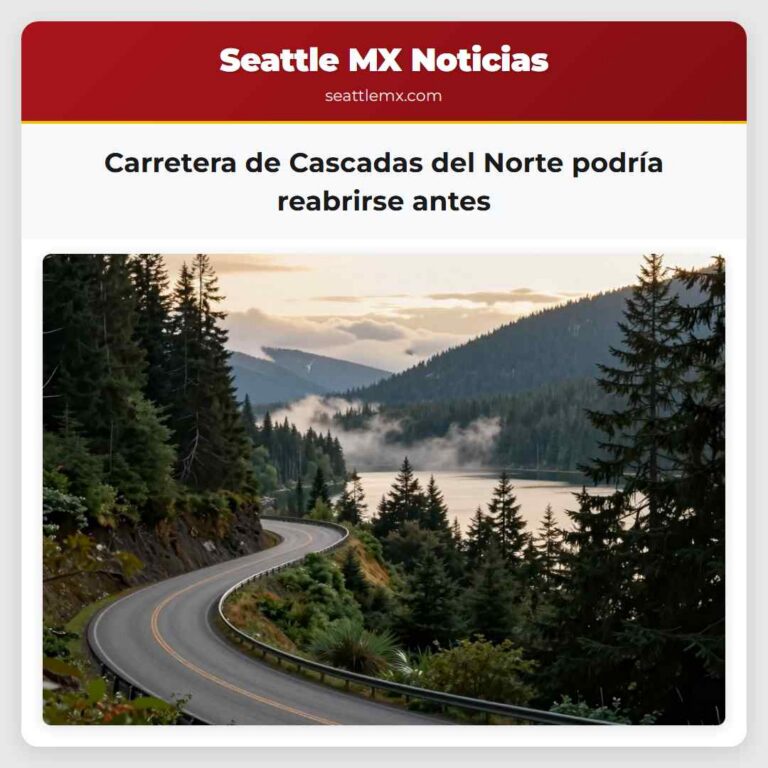 Carretera de Cascadas del Norte podría reabrirse antes