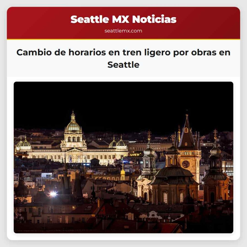 Cambio de horarios en tren ligero por obras en
