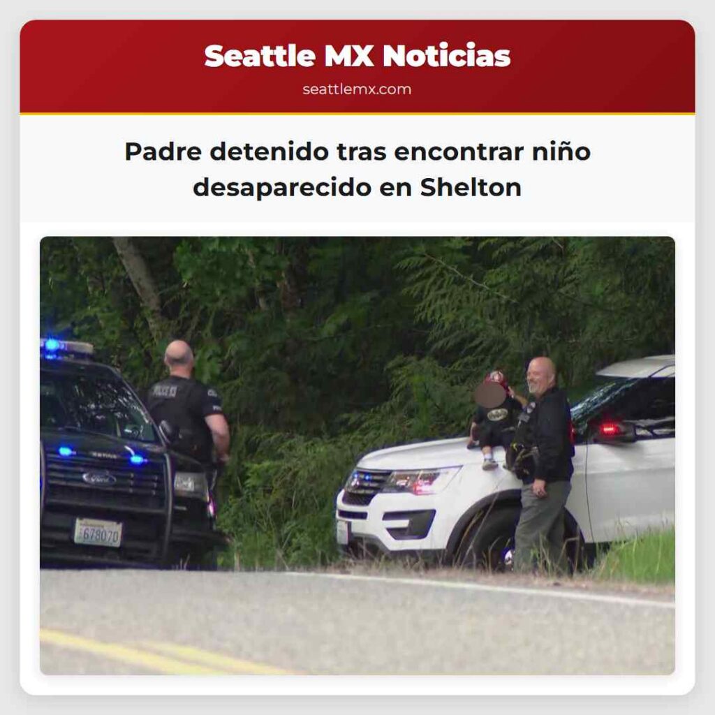 Padre detenido tras encontrar niño desaparecido
