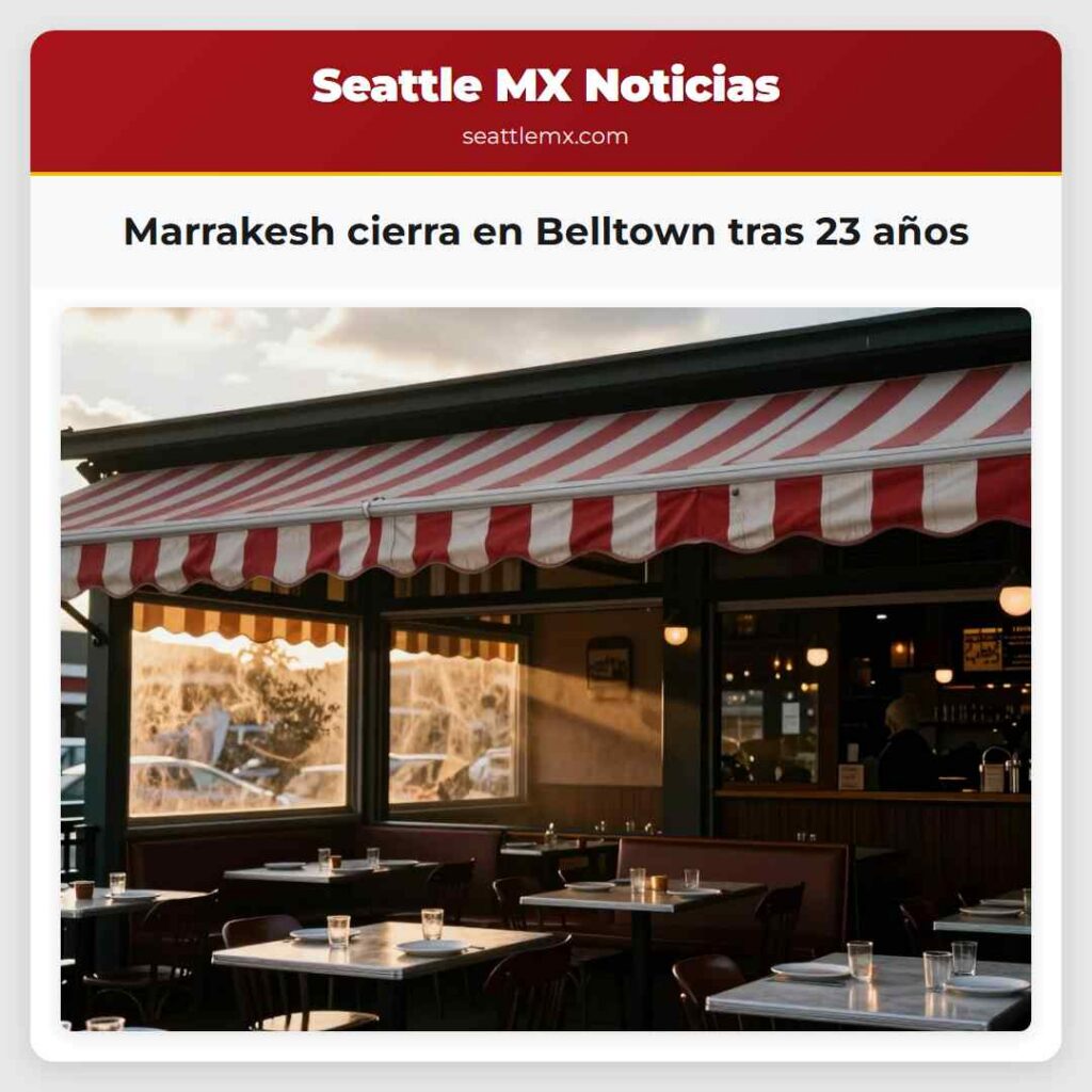 Marrakesh cierra en Belltown tras 23 años