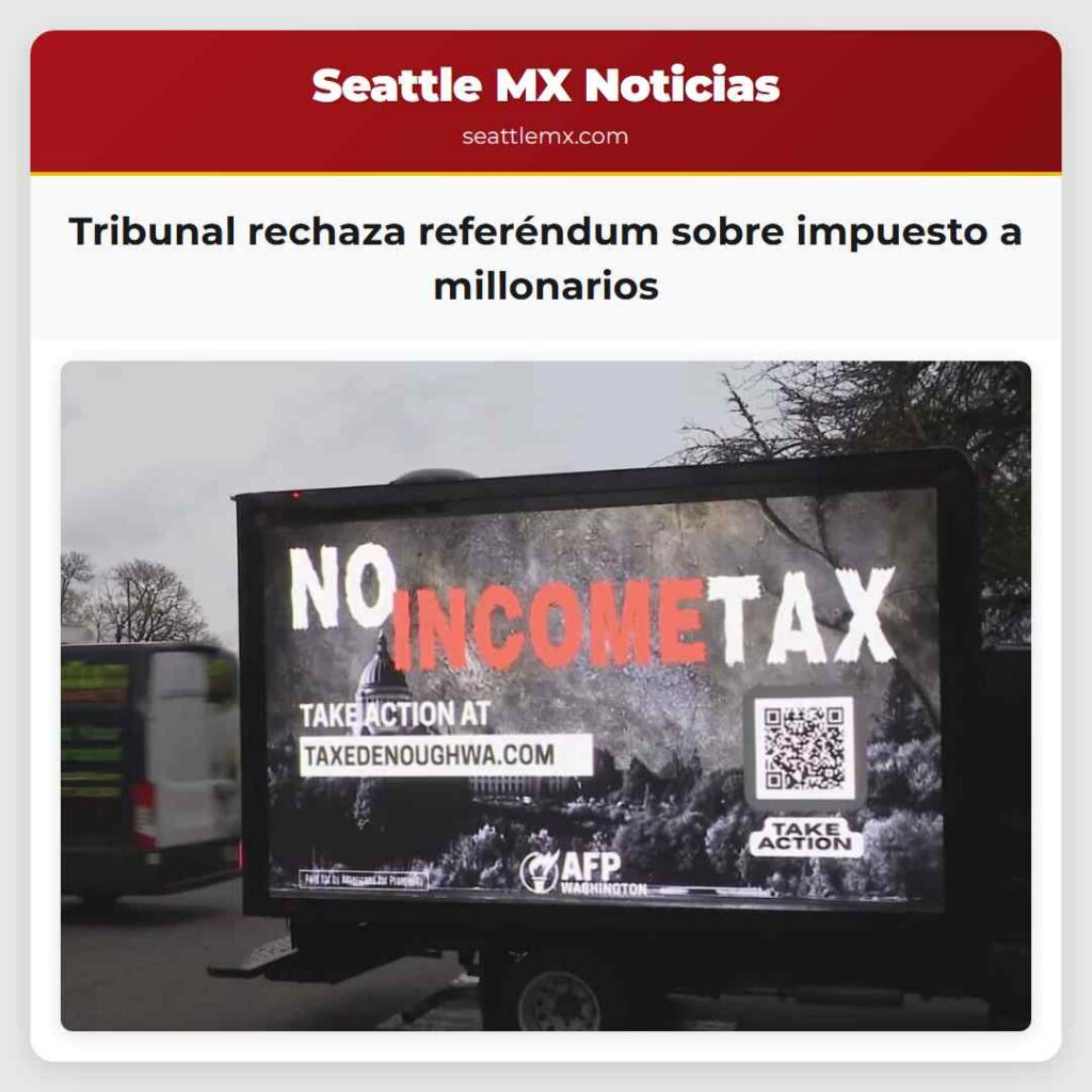 Tribunal rechaza referéndum sobre impuesto a