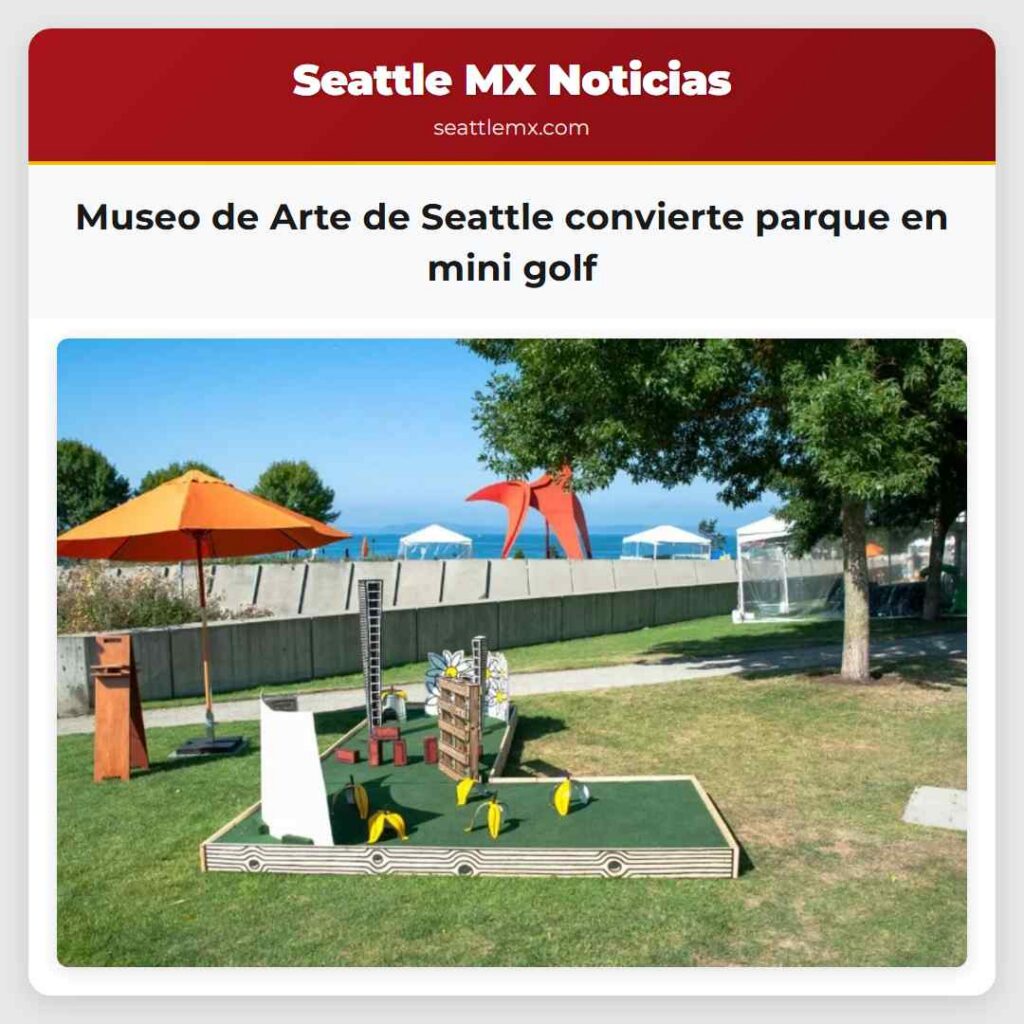 Museo de Arte de Seattle convierte parque en mini