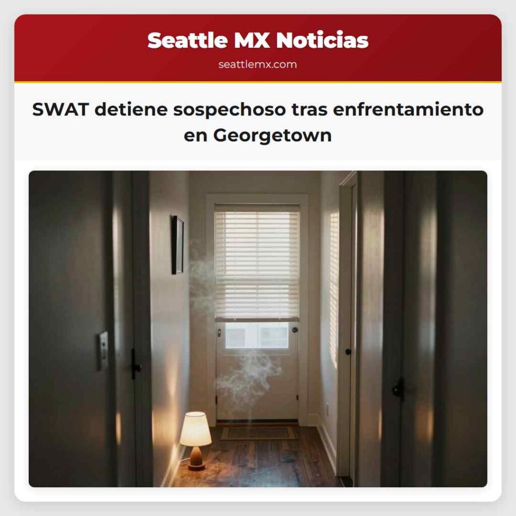 SWAT detiene sospechoso tras enfrentamiento en