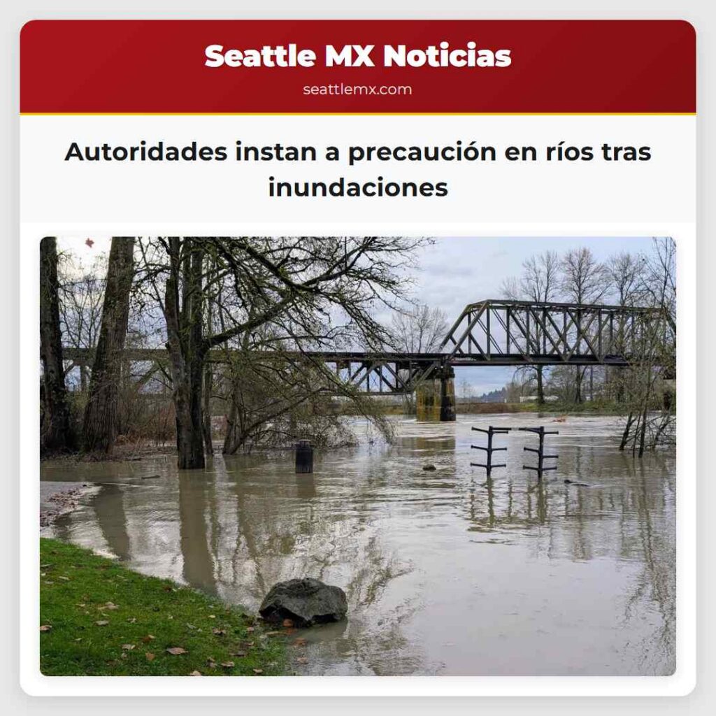 Autoridades instan a precaución en ríos tras