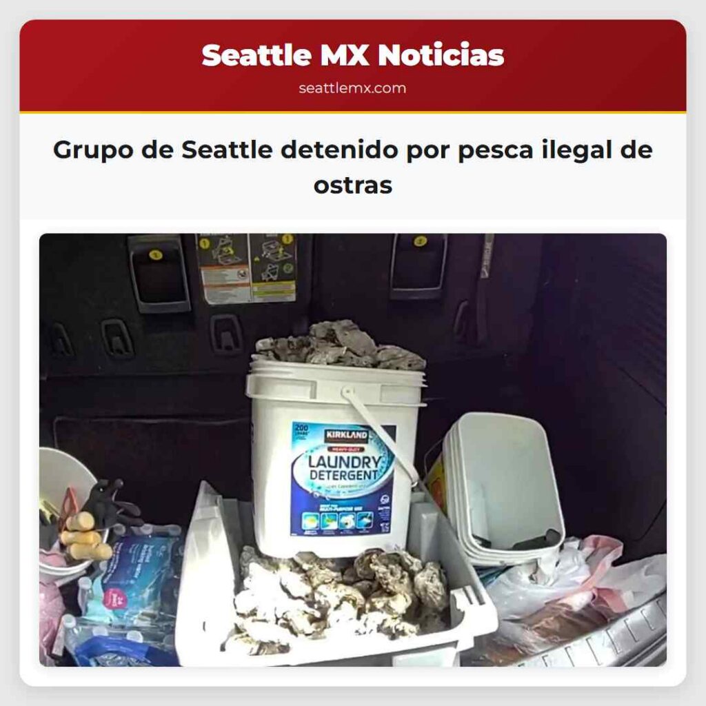 Grupo de Seattle detenido por pesca ilegal de