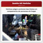 Vecinos exigen acciones tras tiroteo en campamento de personas sin hogar