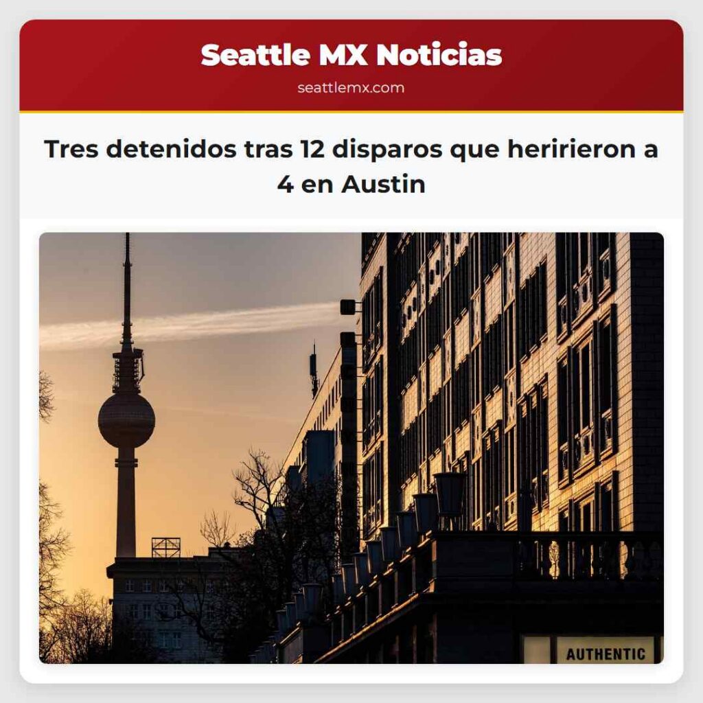 Tres detenidos tras 12 disparos que heririeron a
