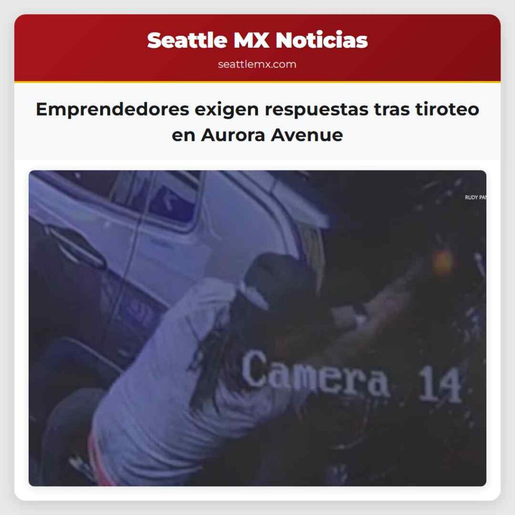 Emprendedores exigen respuestas tras tiroteo en