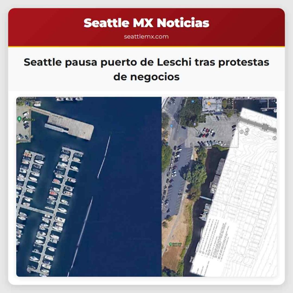Seattle pausa puerto de Leschi tras protestas de