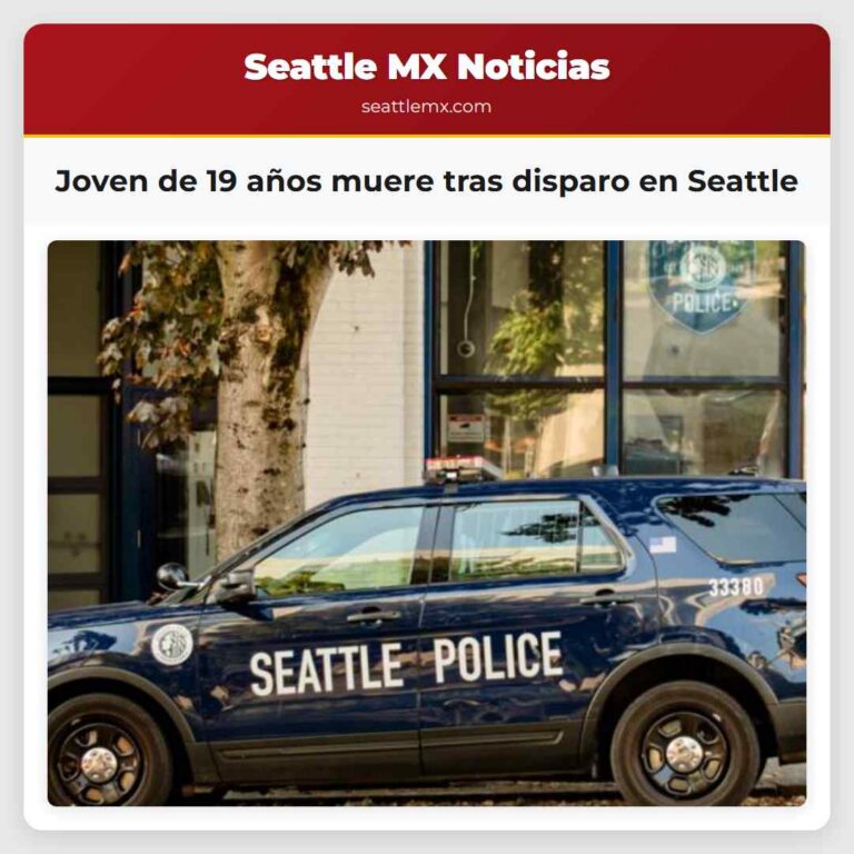 Joven de 19 años muere tras disparo en Seattle