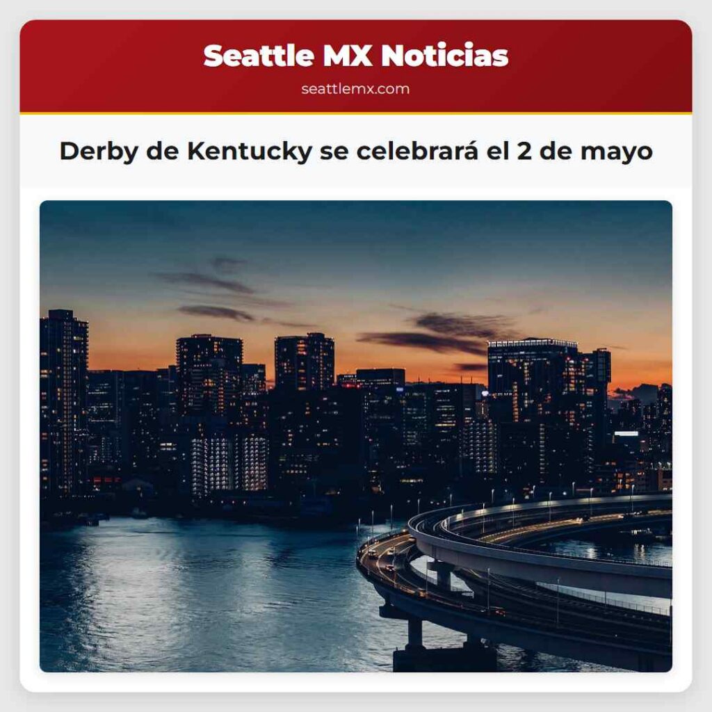 Derby de Kentucky se celebrará el 2 de mayo