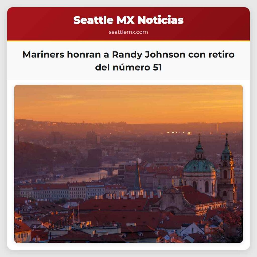 Mariners honran a Randy Johnson con retiro del