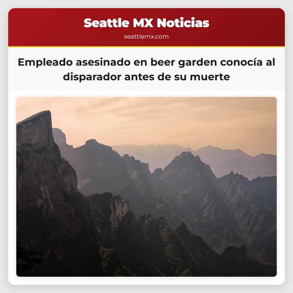Empleado asesinado en beer garden conocía al