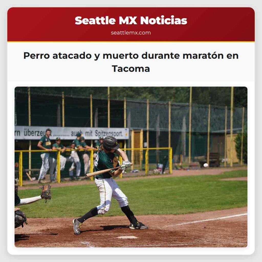 Perro atacado y muerto durante maratón en Tacoma