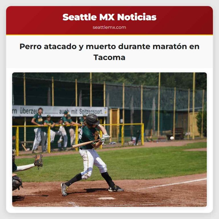 Perro atacado y muerto durante maratón en Tacoma