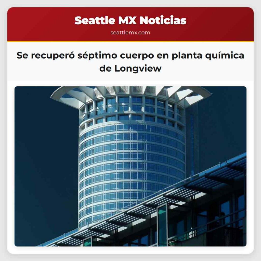 Se recuperó séptimo cuerpo en planta química de