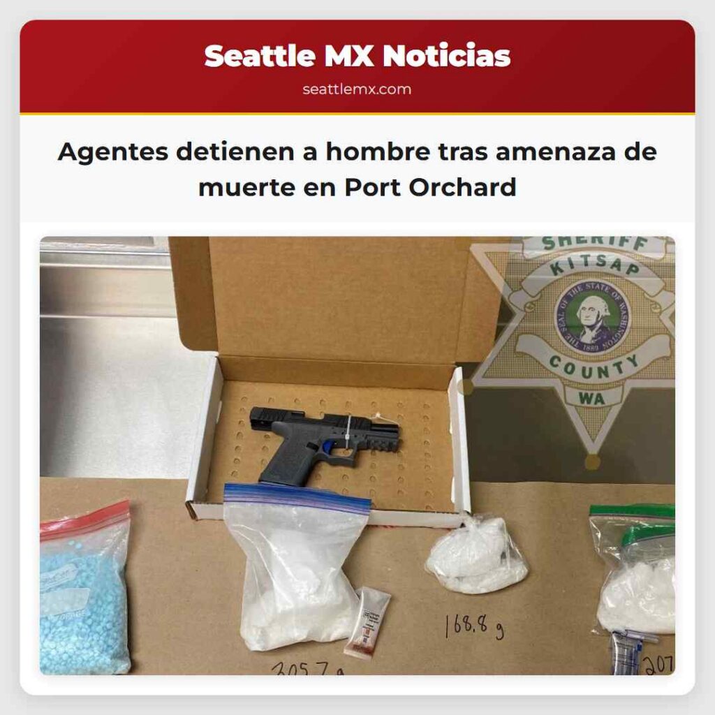 Noticias De Seattle 4 Agentes detienen a hombre tras amenaza de muerte
