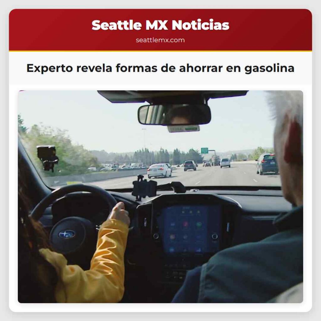 Experto revela formas de ahorrar en gasolina
