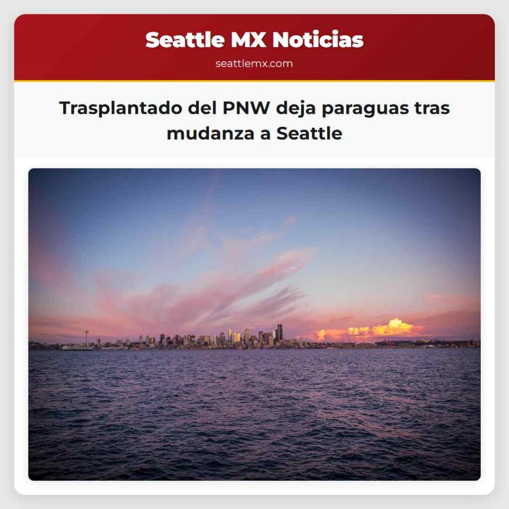 Trasplantado del PNW deja paraguas tras mudanza a