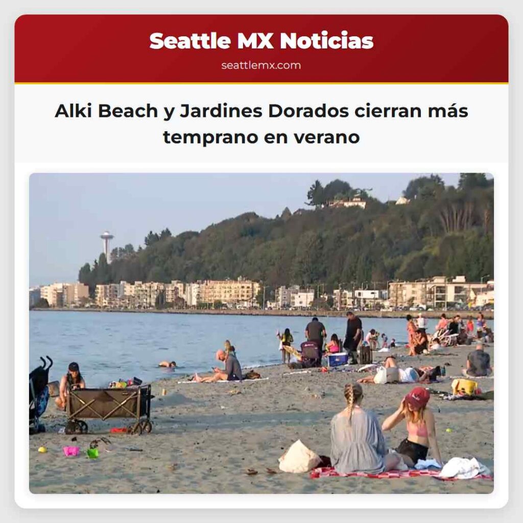 Alki Beach y Jardines Dorados cierran más