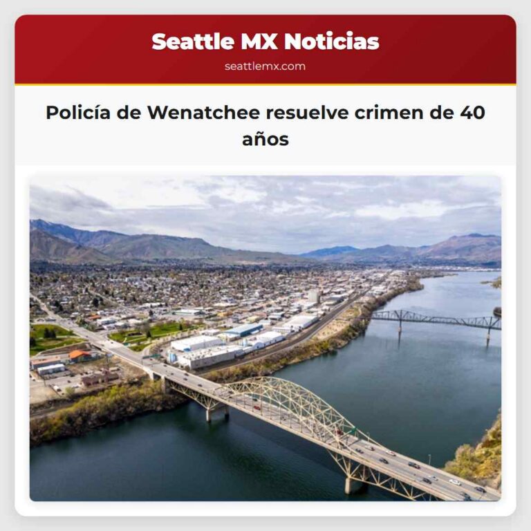 Policía de Wenatchee resuelve crimen de 40 años