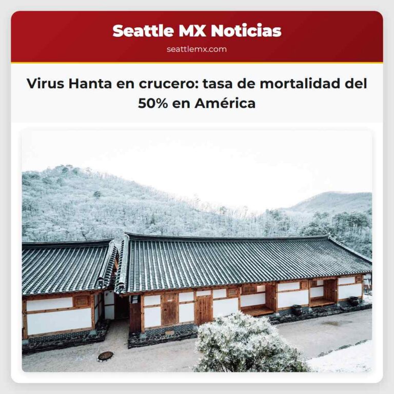 Virus Hanta en crucero tasa de mortalidad del 50% en América