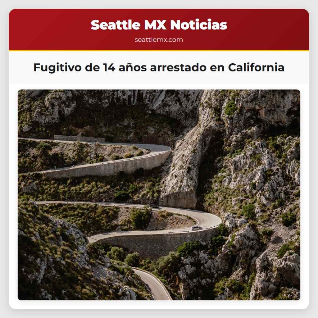 Fugitivo de 14 años arrestado en California