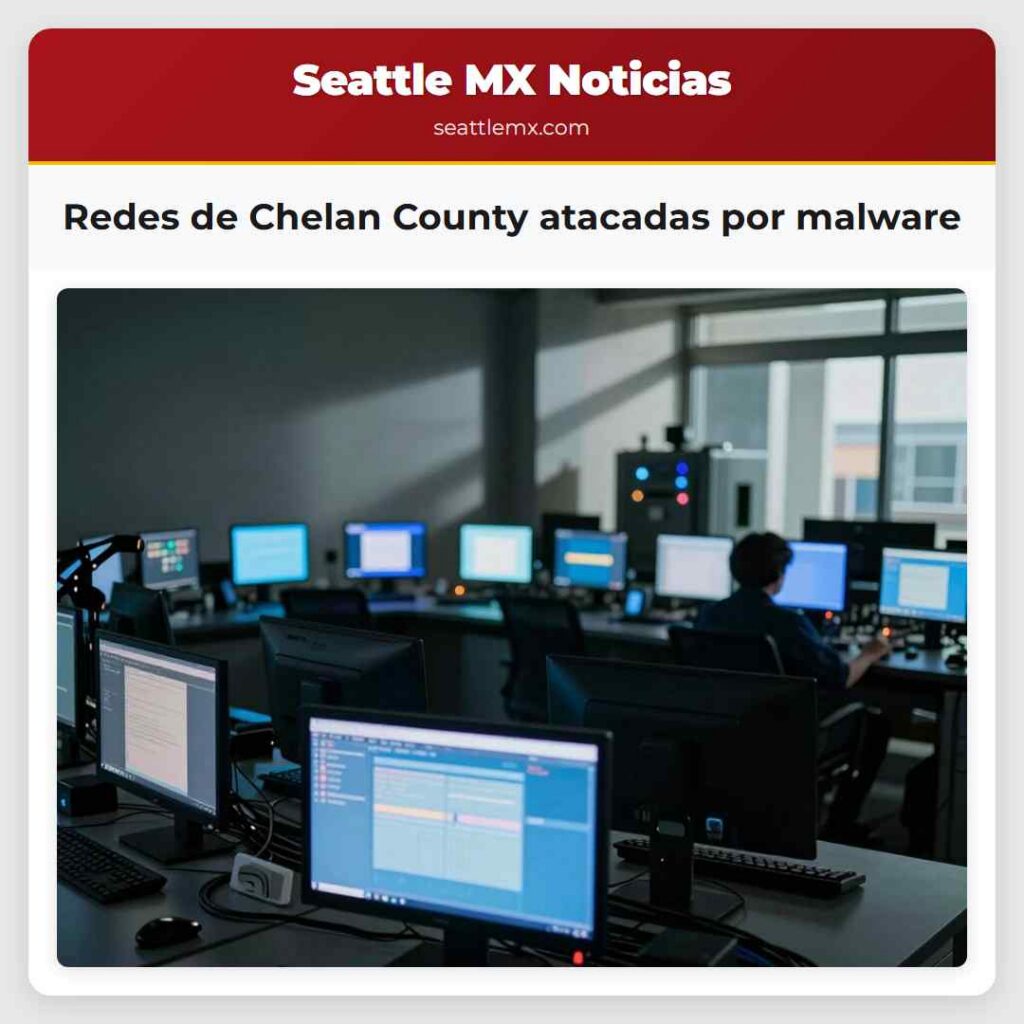 Redes de Chelan County atacadas por malware
