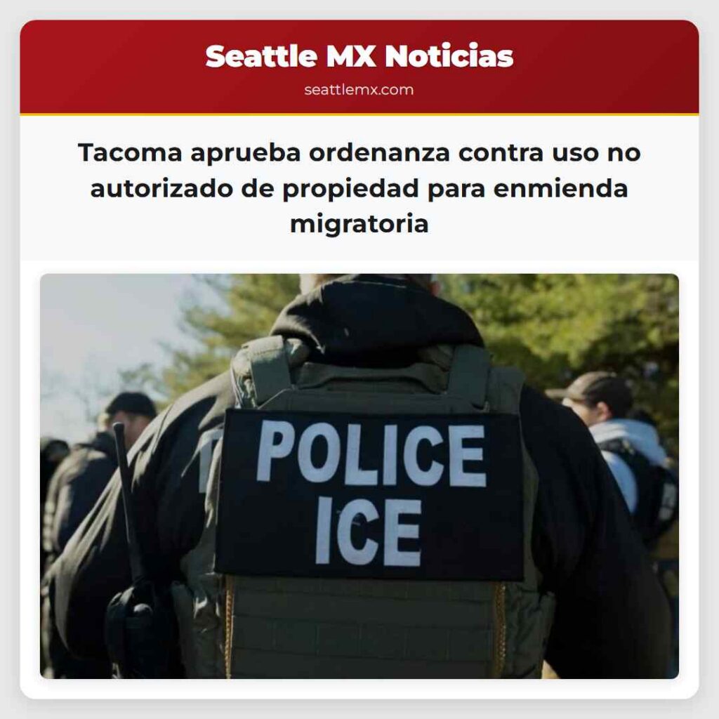 Tacoma aprueba ordenanza contra uso no autorizado