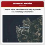 Choque entre embarcaciones deja a persona con lesiones permanentes