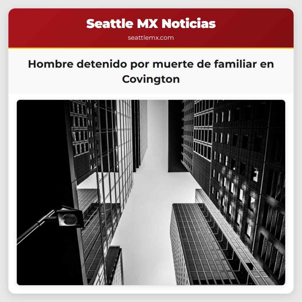 Hombre detenido por muerte de familiar en
