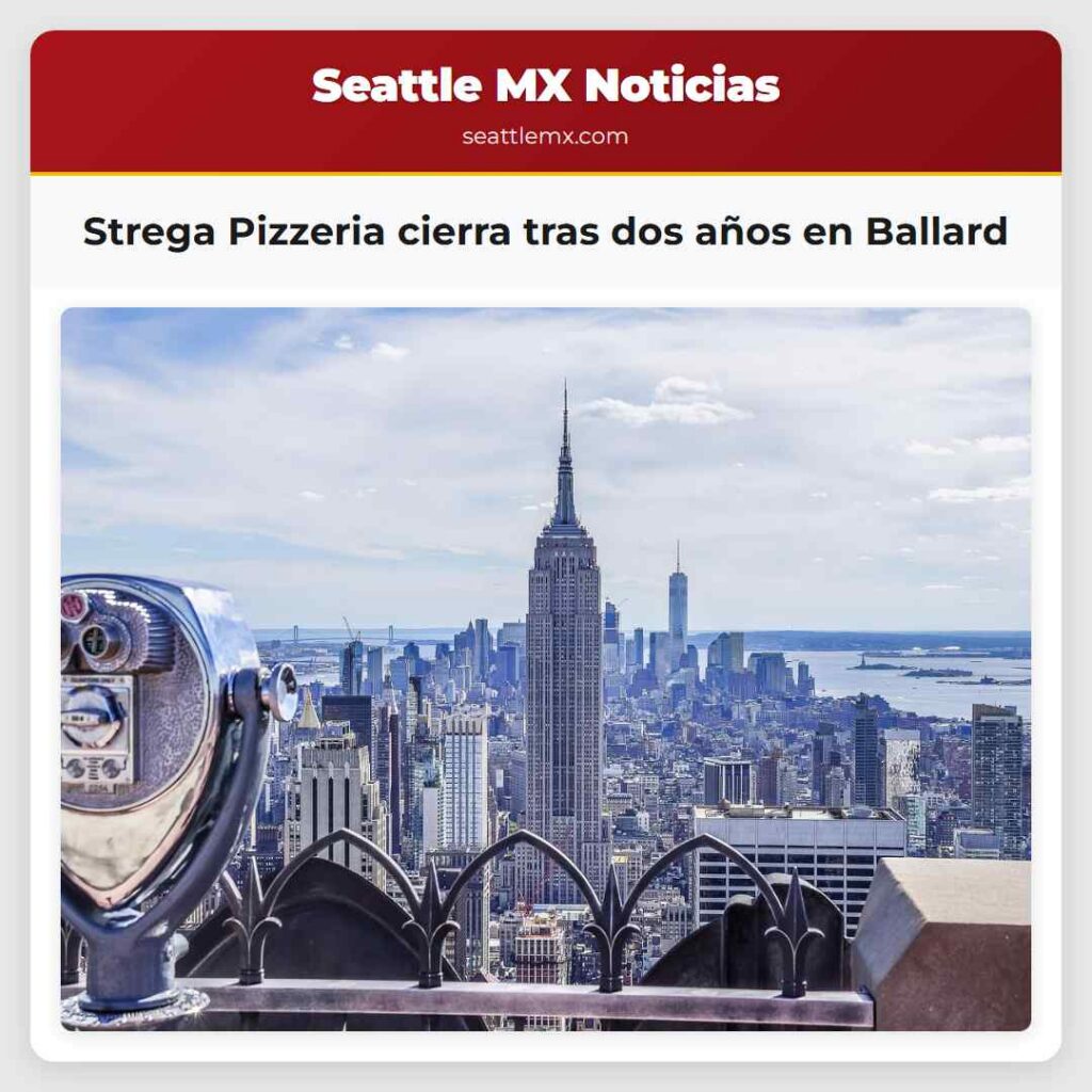 Strega Pizzeria cierra tras dos años en Ballard