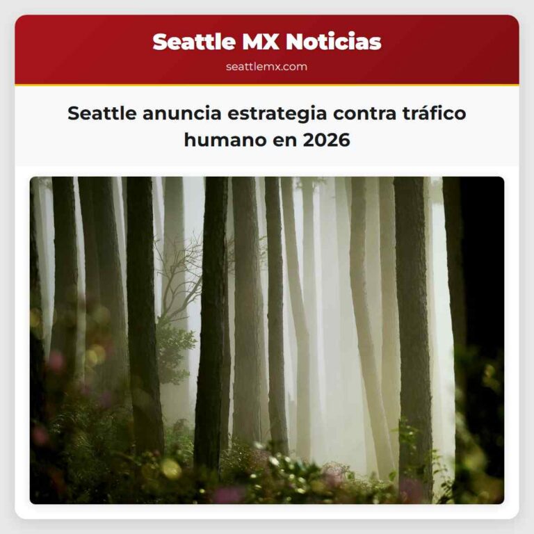 Seattle anuncia estrategia contra tráfico humano en 2026