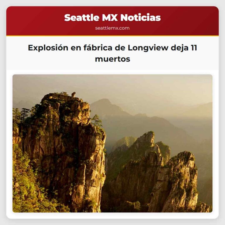 Explosión en fábrica de Longview deja 11 muertos