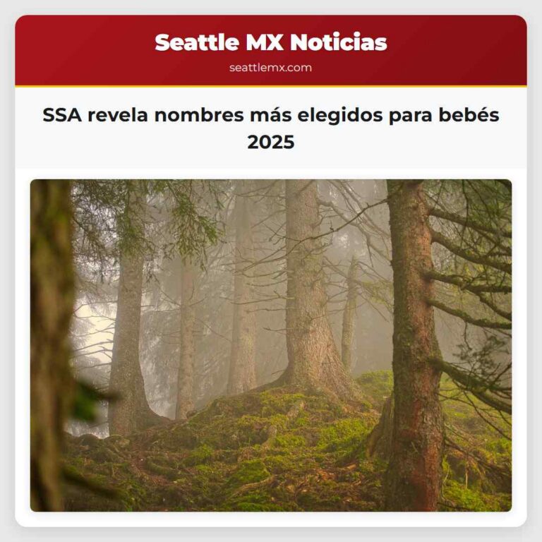 SSA revela nombres más elegidos para bebés 2025